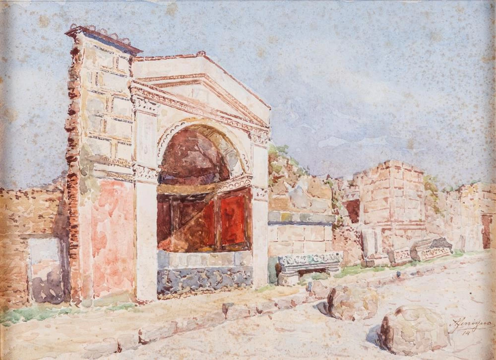 Veduta di Pompei 6
